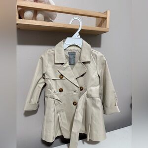 Toddler girl trench coat